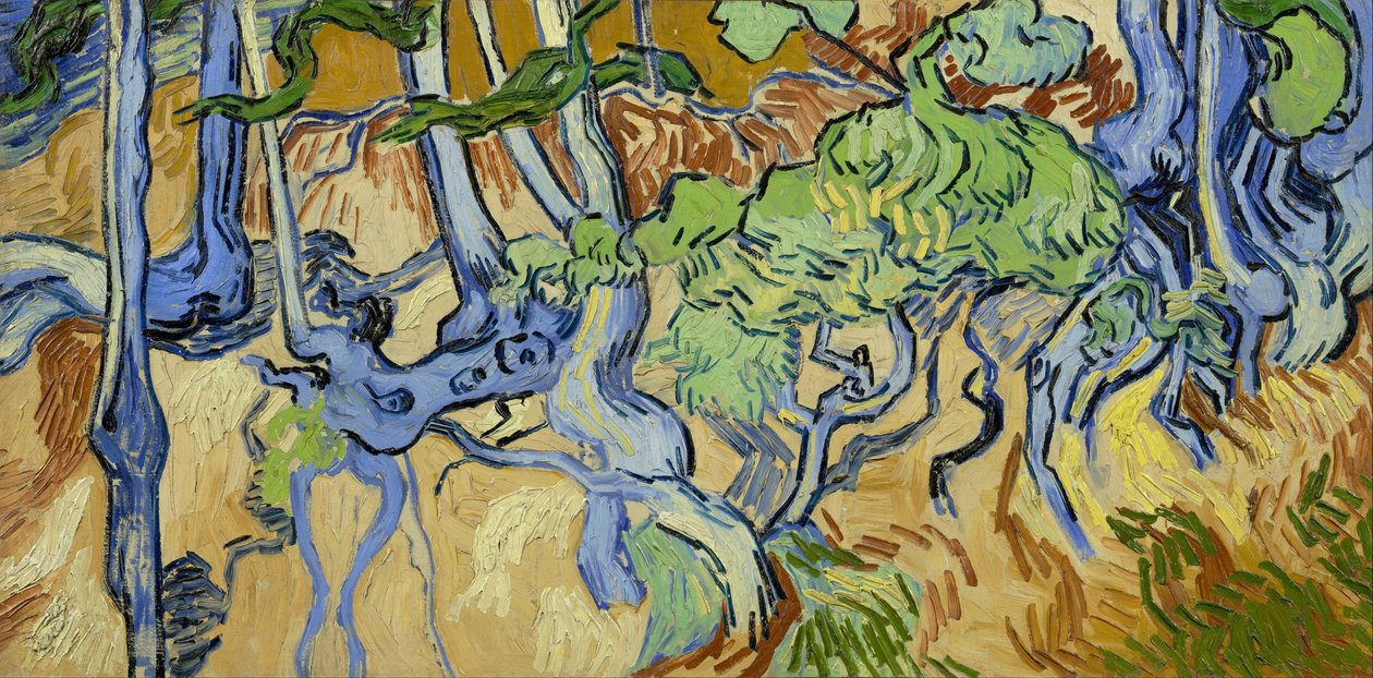 Raíces de árboles de Vincent van Gogh
