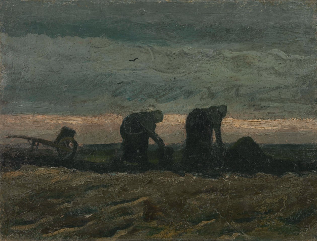 Dos mujeres en el brezal de Vincent van Gogh