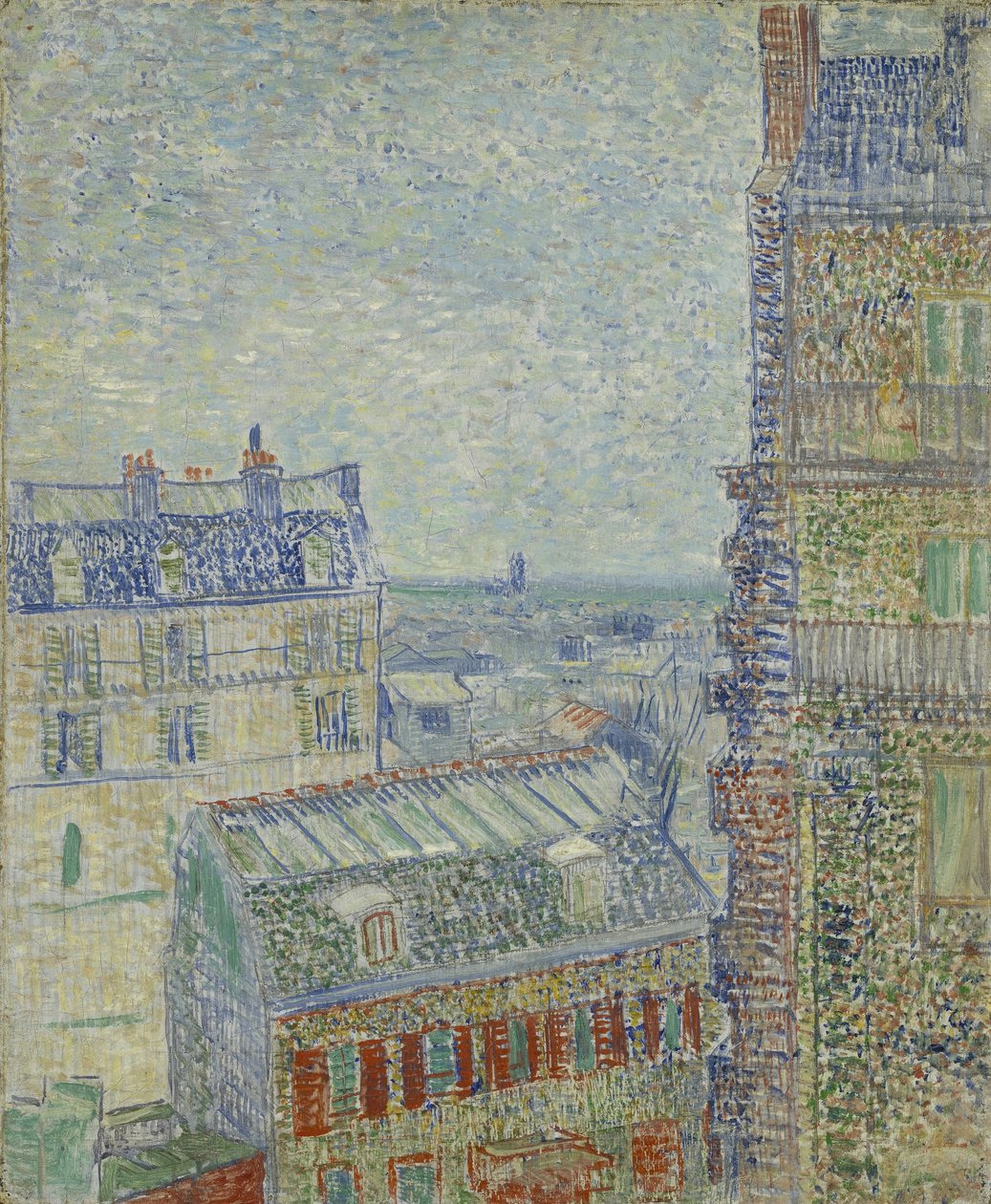 Vista desde el apartamento de Theo de Vincent van Gogh