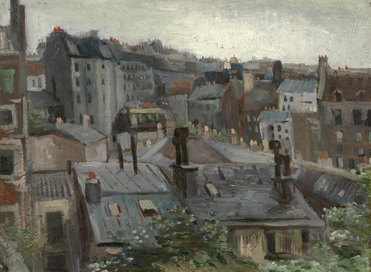 Vista desde el estudio de Vincent de Vincent van Gogh
