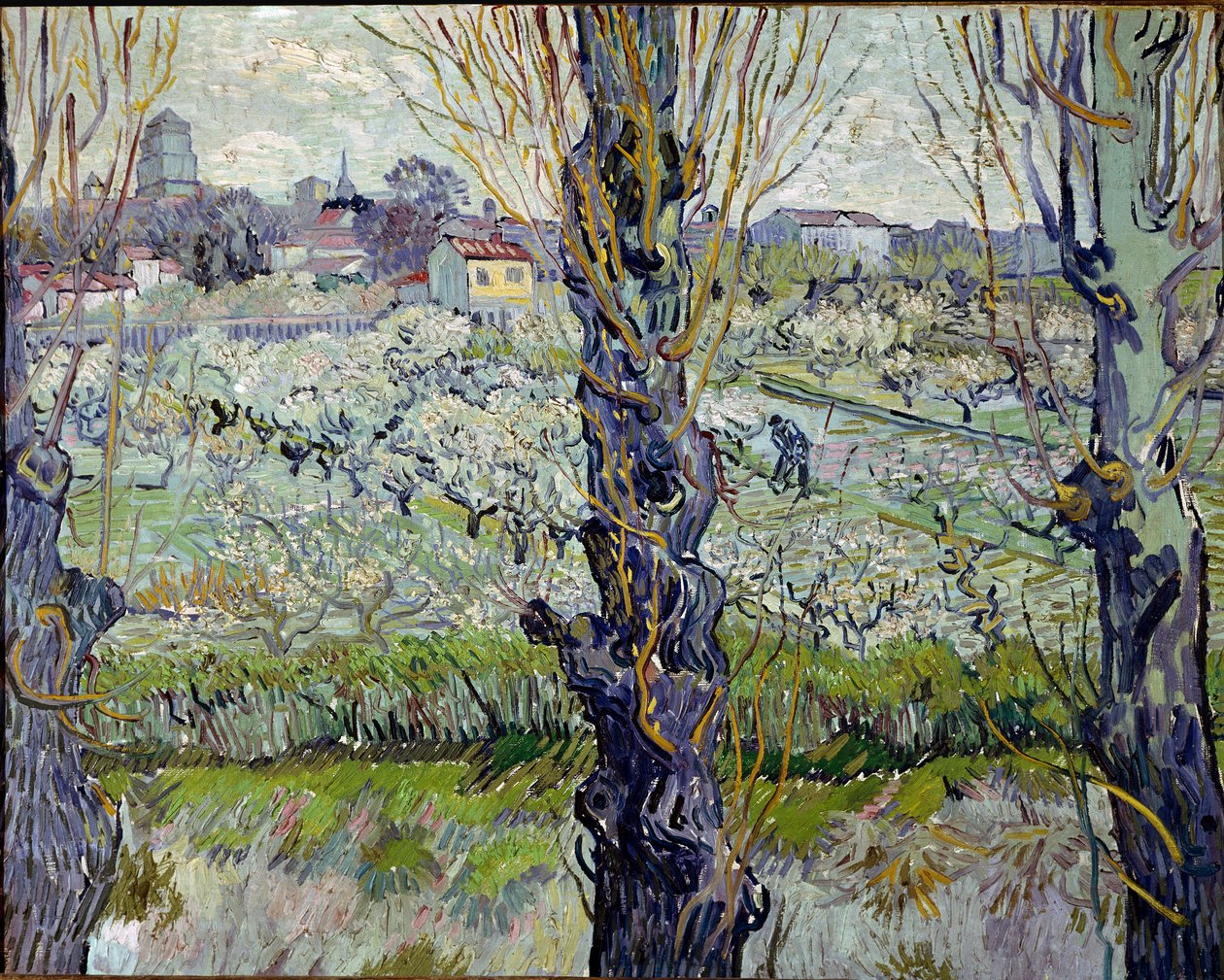Vista de Arles de Vincent van Gogh