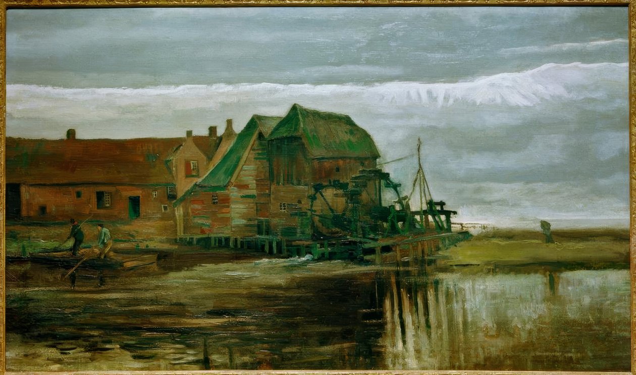 Molino de agua cerca de Gennep de Vincent van Gogh