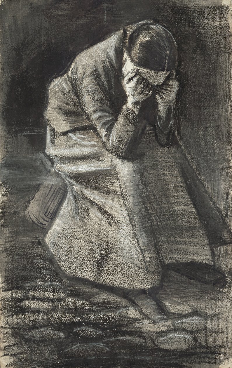 Mujer llorando, 1883 de Vincent van Gogh