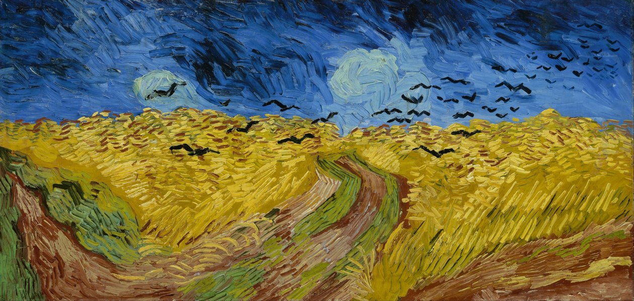 Campo de trigo con cuervos de Vincent van Gogh
