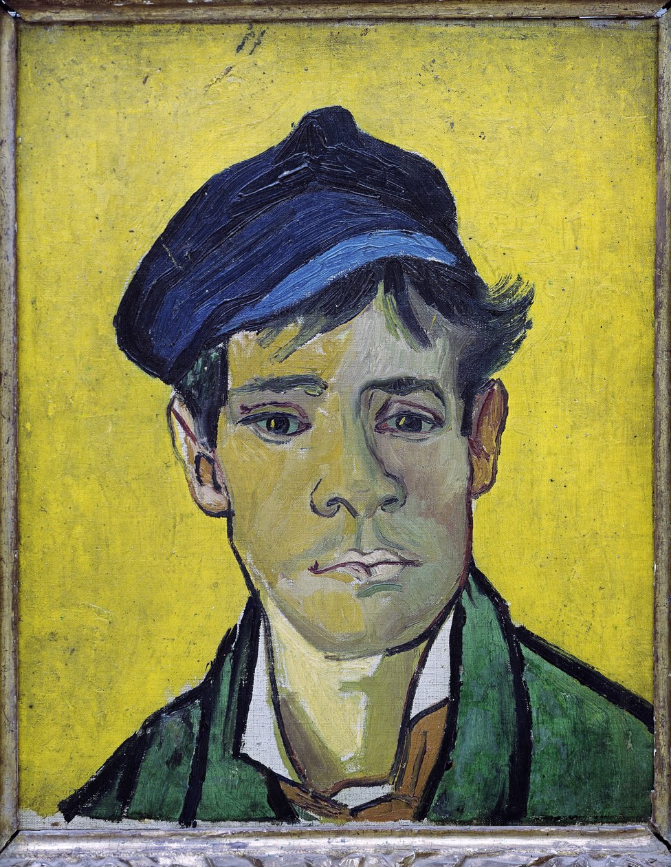 Joven con sombrero de Vincent van Gogh