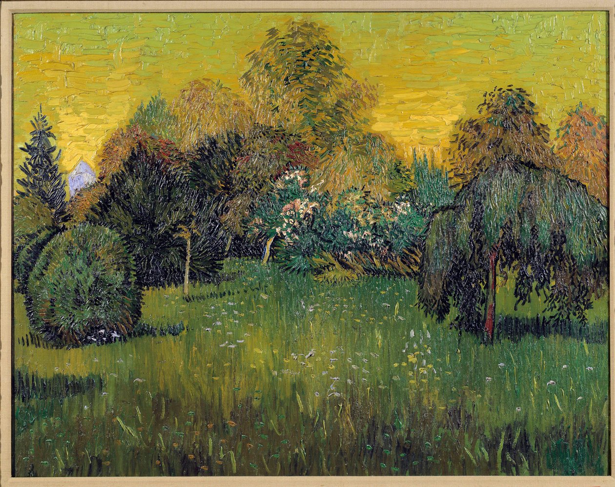 el jardín del poeta de Vincent van Gogh