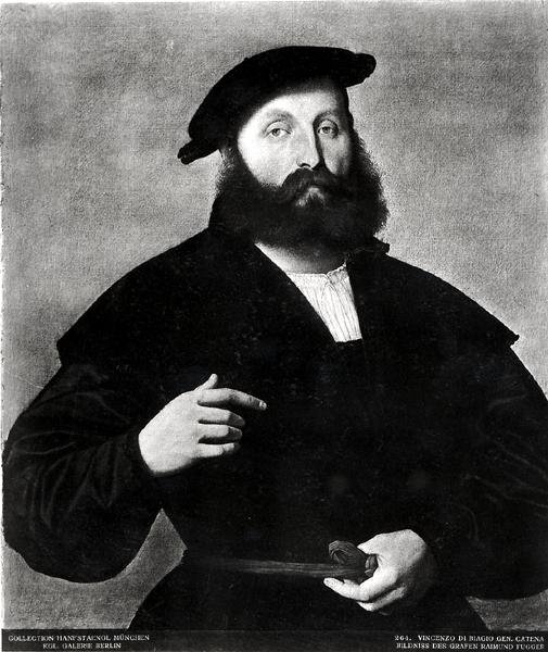 Retrato del Conde Raimund Fugger de Vincenzo di Biagio Catena