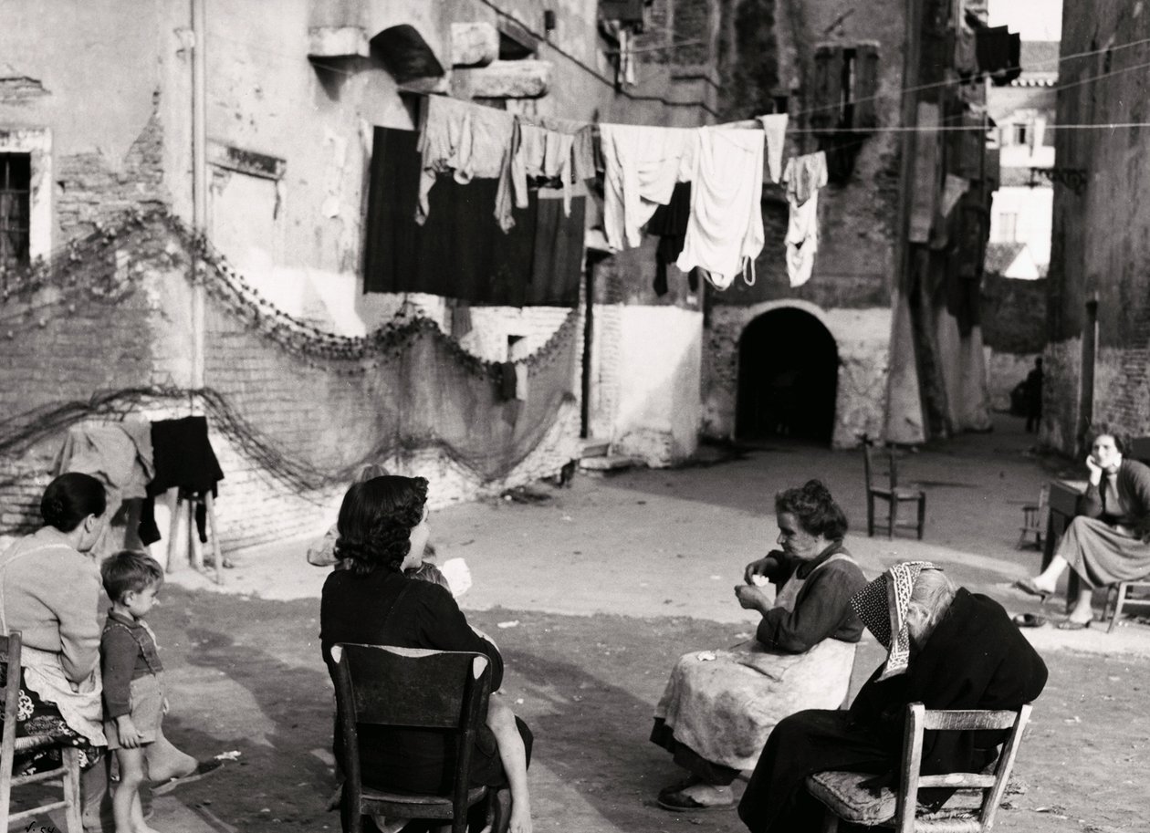 Calle de Chioggia (foto b/n) de Vincenzo Balocchi