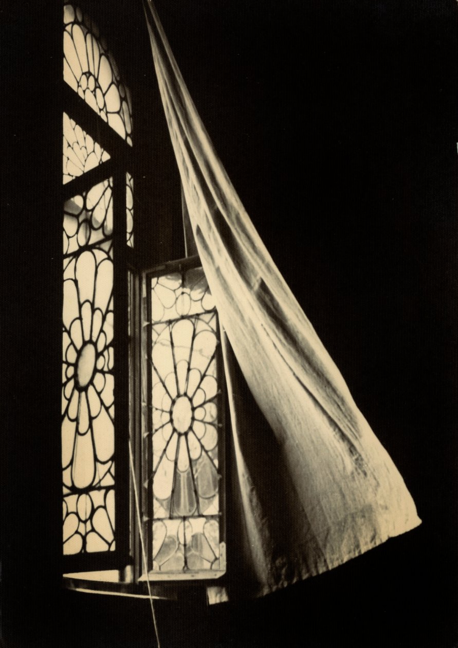 El viento soplando en la habitación. Postal enviada por el autor a Vincenzo Balocchi de Vincenzo Balocchi