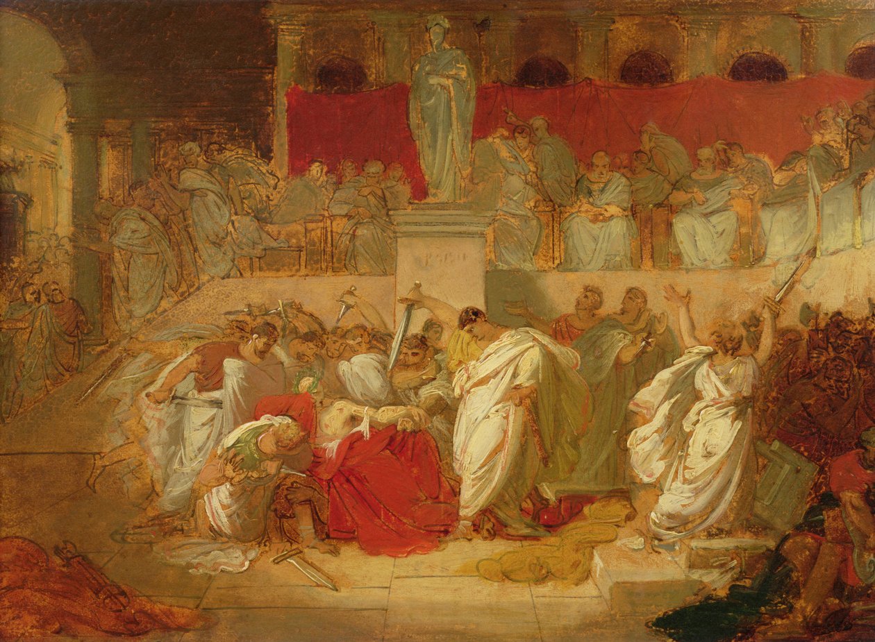 La muerte de César de Vincenzo Camuccini