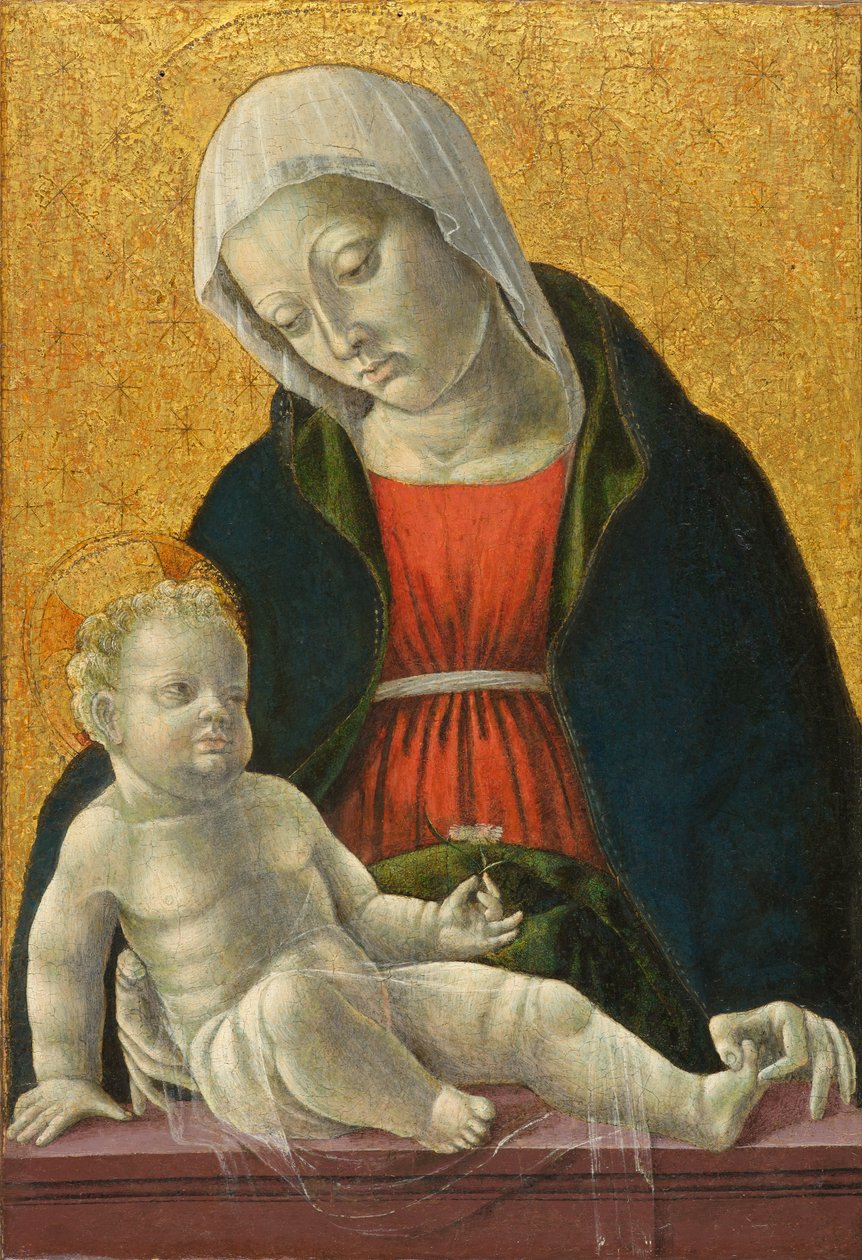 Madonna y Niño, circa 1460-1470 de Vincenzo Foppa
