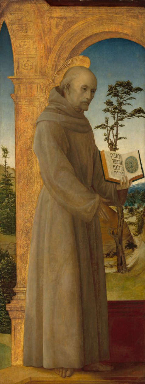 San Bernardino de Siena, c. 1495-1500 de Vincenzo Foppa