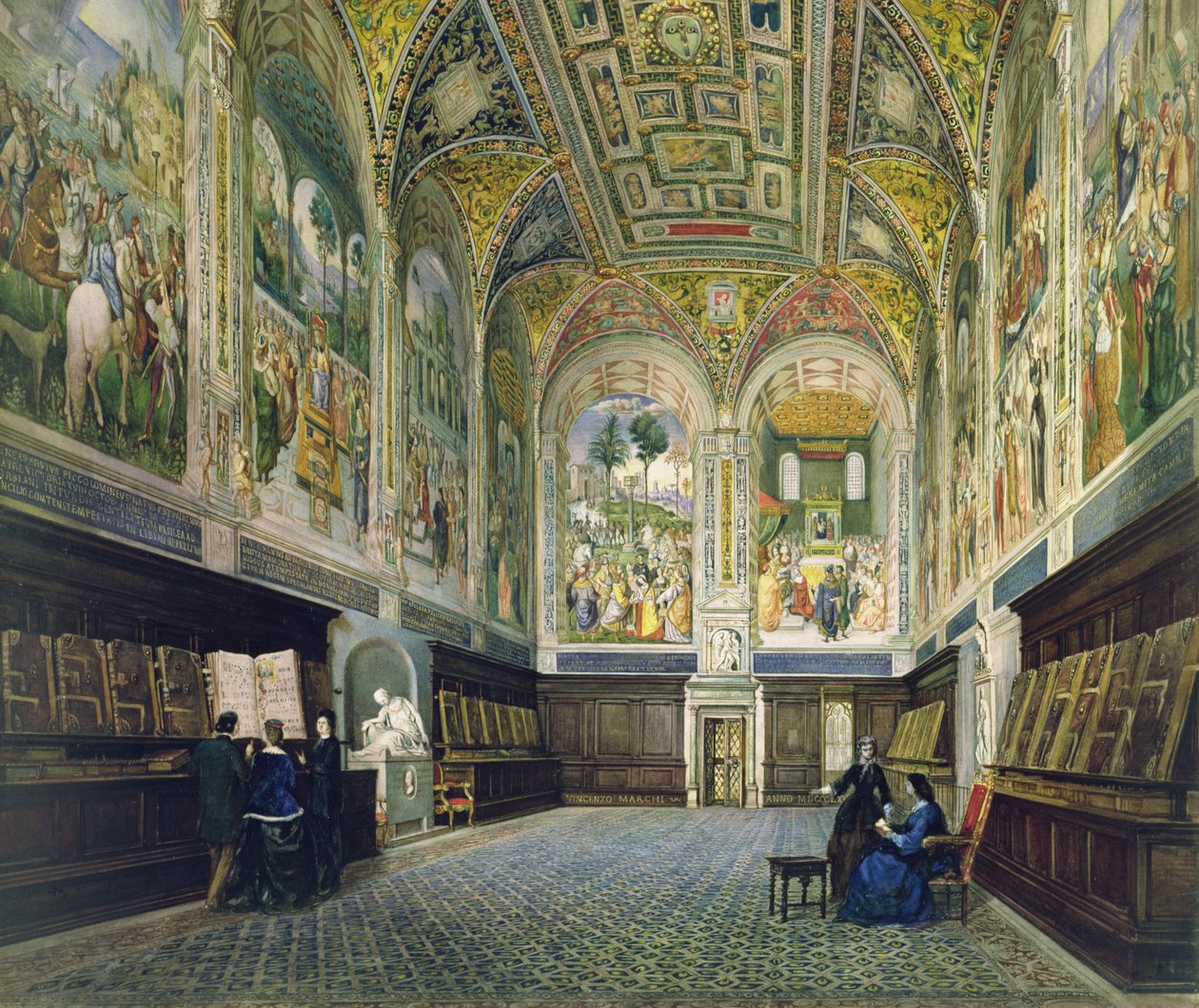 La Biblioteca Piccolomini, Siena de Vincenzo Marchi