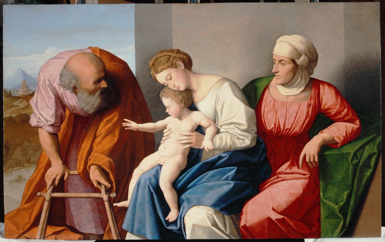 Sagrada Familia con Santa Ana, c.1520 de Vincenzo di Biagio Catena