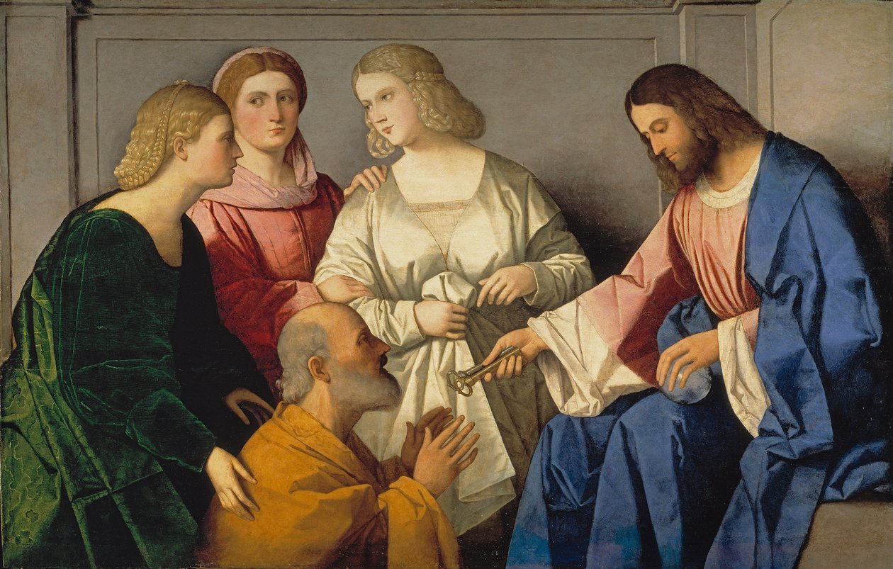 La entrega de las llaves a San Pedro de Vincenzo di Biagio Catena