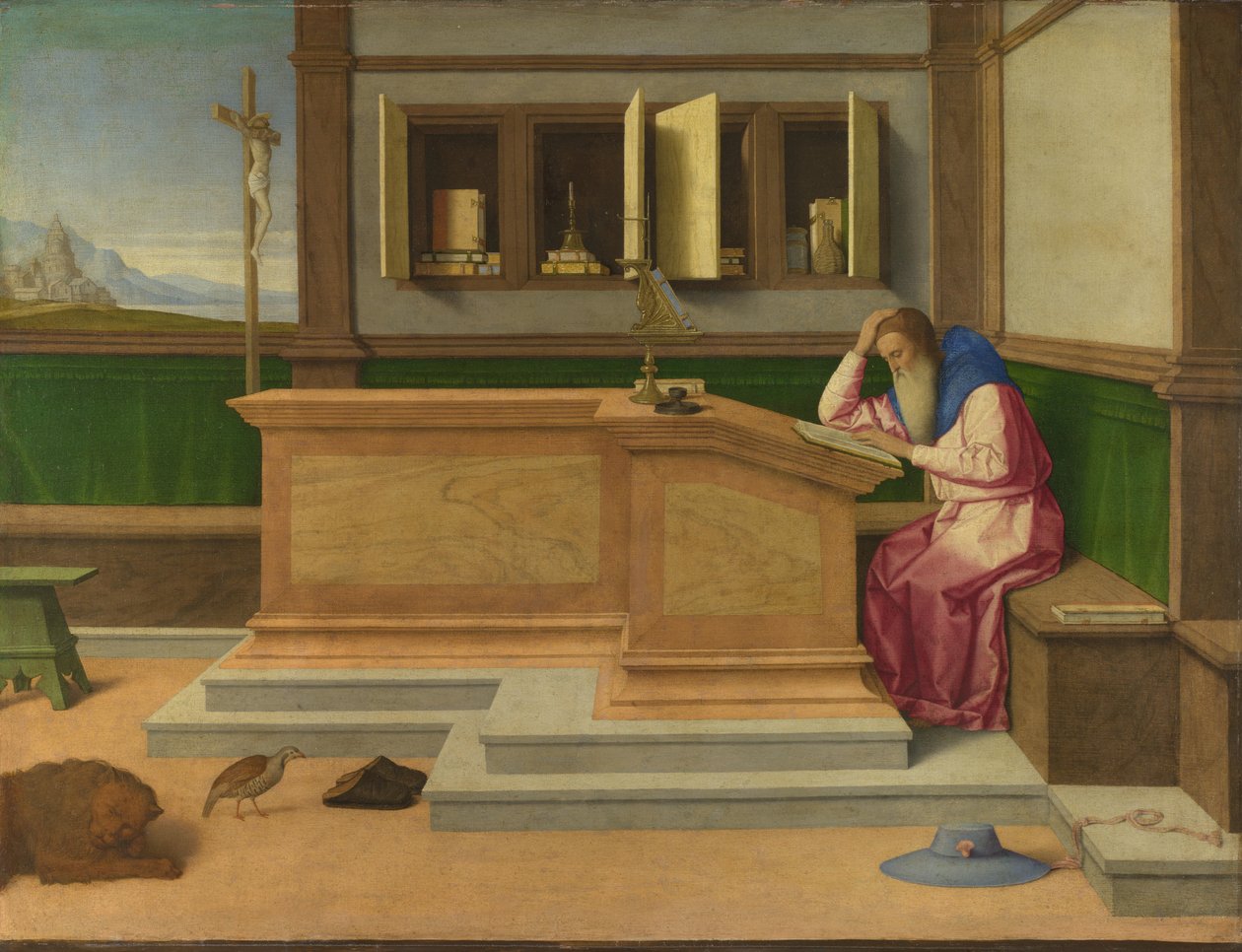 San Jerónimo en su estudio de Vincenzo di Biagio Catena