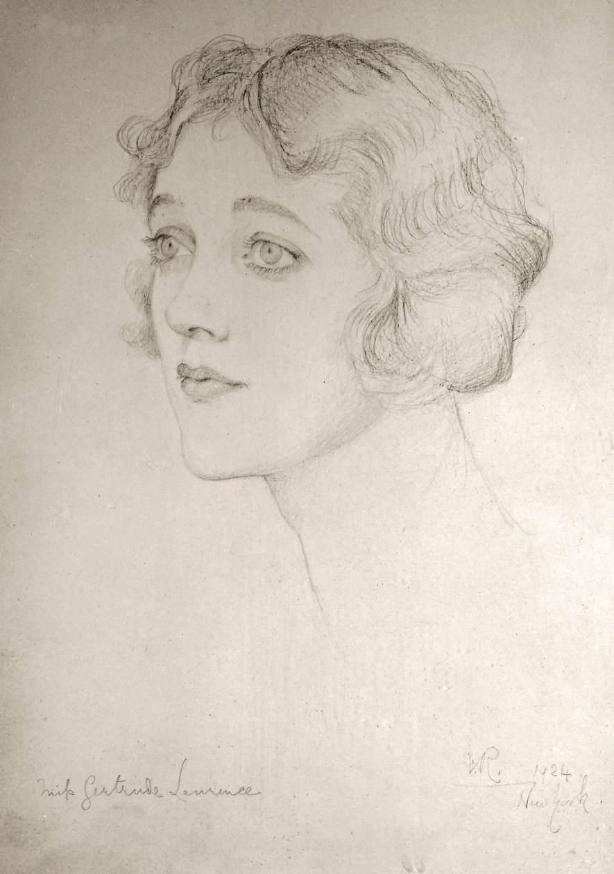 Señorita Gertrude Lawrence, 1924 de Violet Manners
