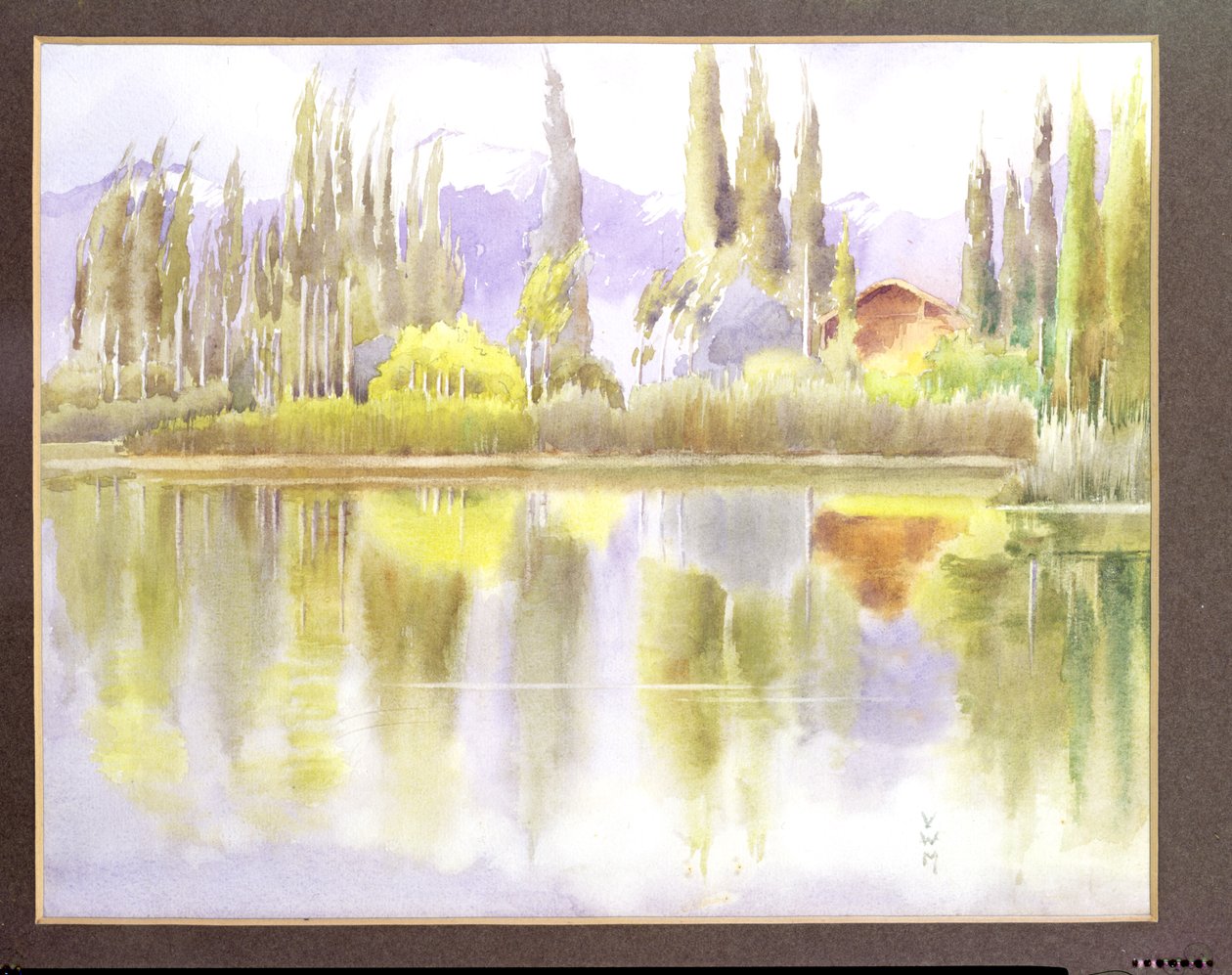 Lago Dal, Cachemira de Violet M. Minchin