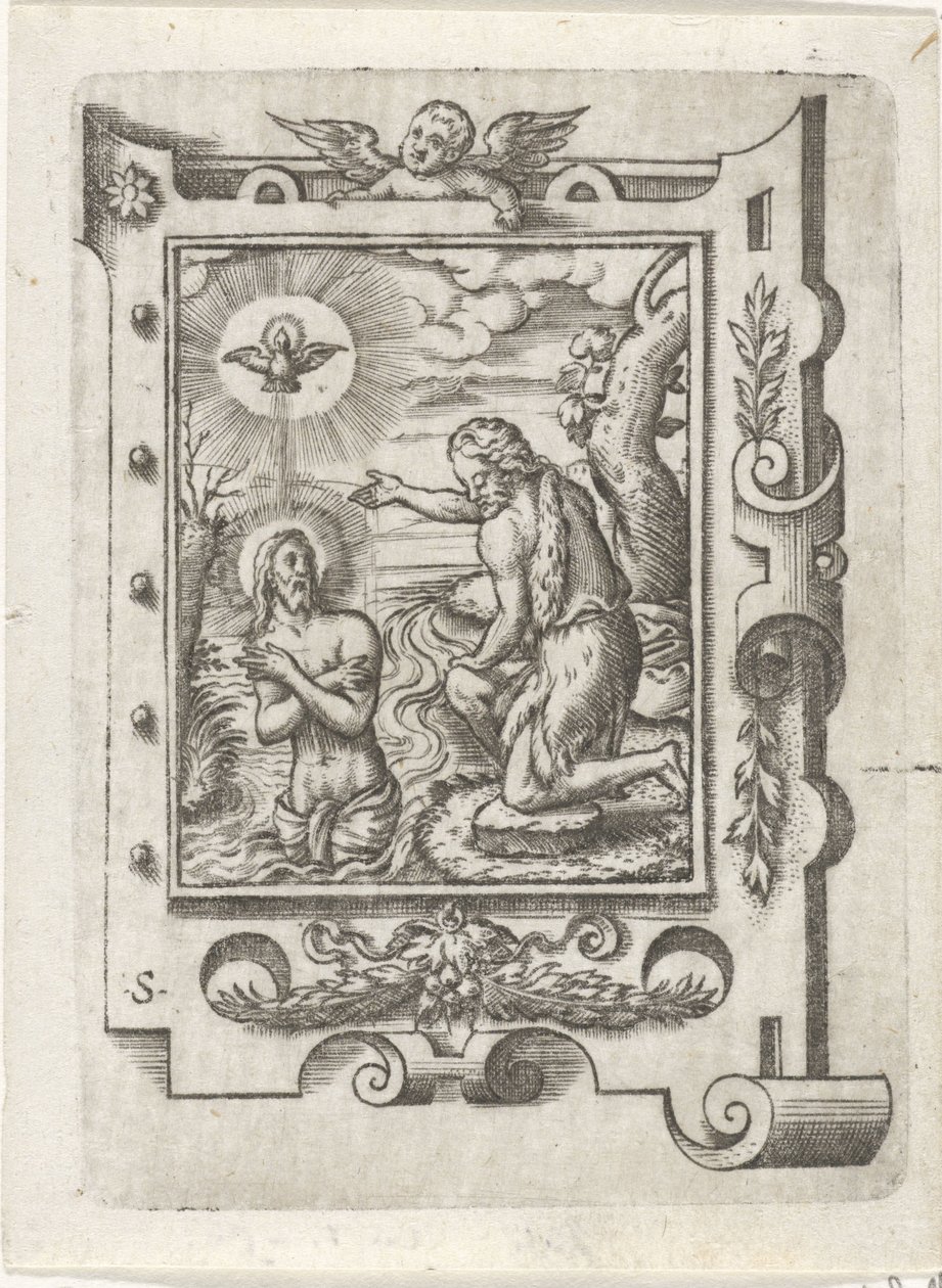 El bautismo de Cristo de Virgilius Solis
