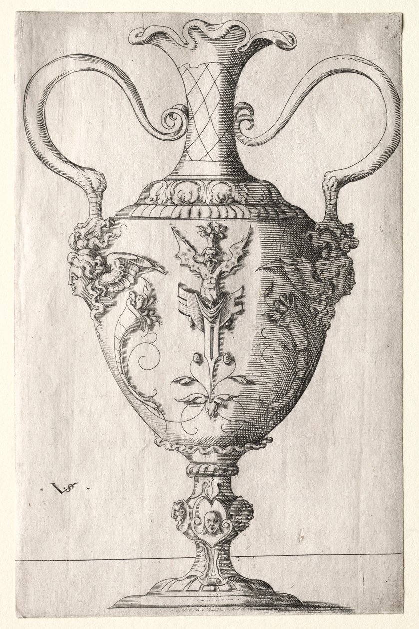 Diseño para un jarrón de Virgilius Solis