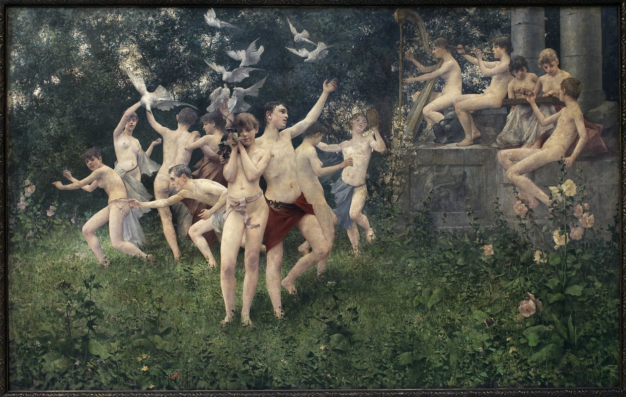 Fiesta de primavera (escena alegórica) de Vitezlav Karel Masek