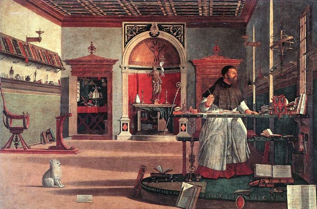 Visión de San Agustín de Vittore Carpaccio