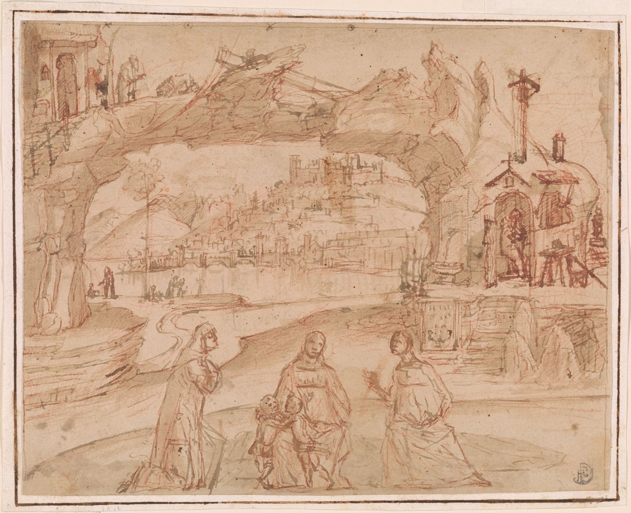 Carpaccio - Virgen con el Niño y santos en un paisaje, ca. 1500-1510 de Vittore Carpaccio