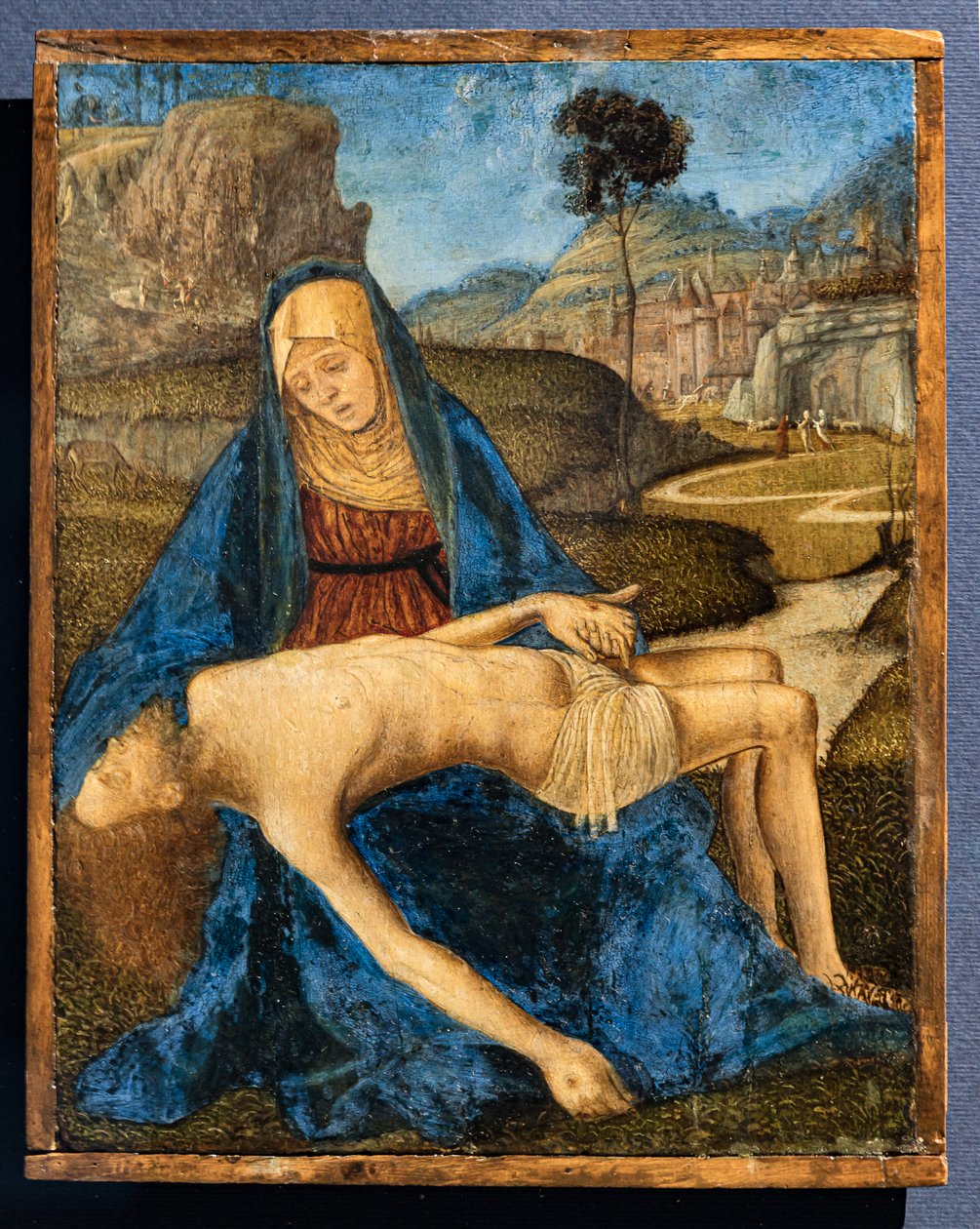 Lamentación, de Vittore Carpaccio, c.1485 de Vittore Carpaccio