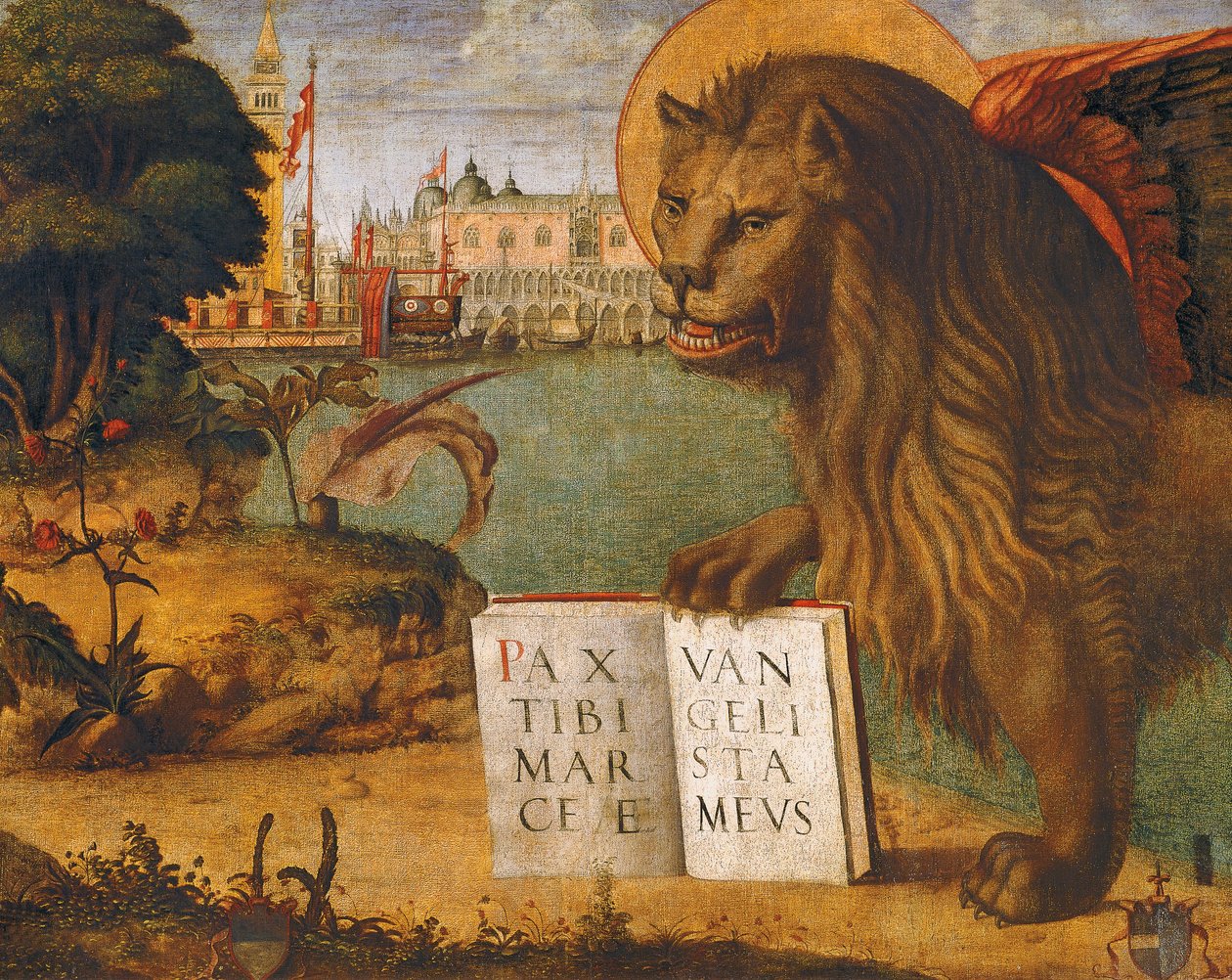 El León de San Marcos, de Vittore Carpaccio (hacia 1465-1525 o 1526) de Vittore Carpaccio
