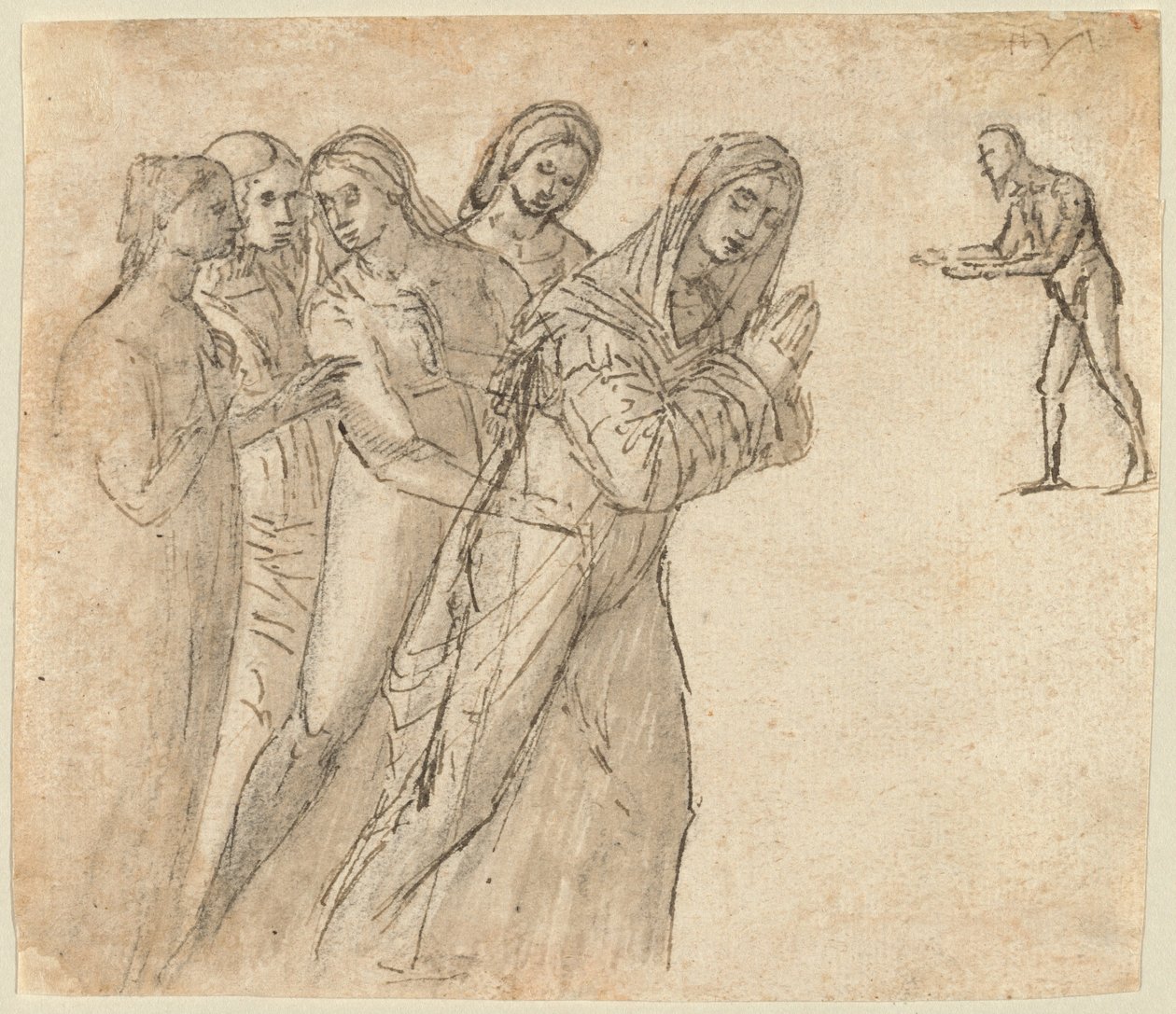 La Virgen y otras cuatro mujeres de Vittore Carpaccio
