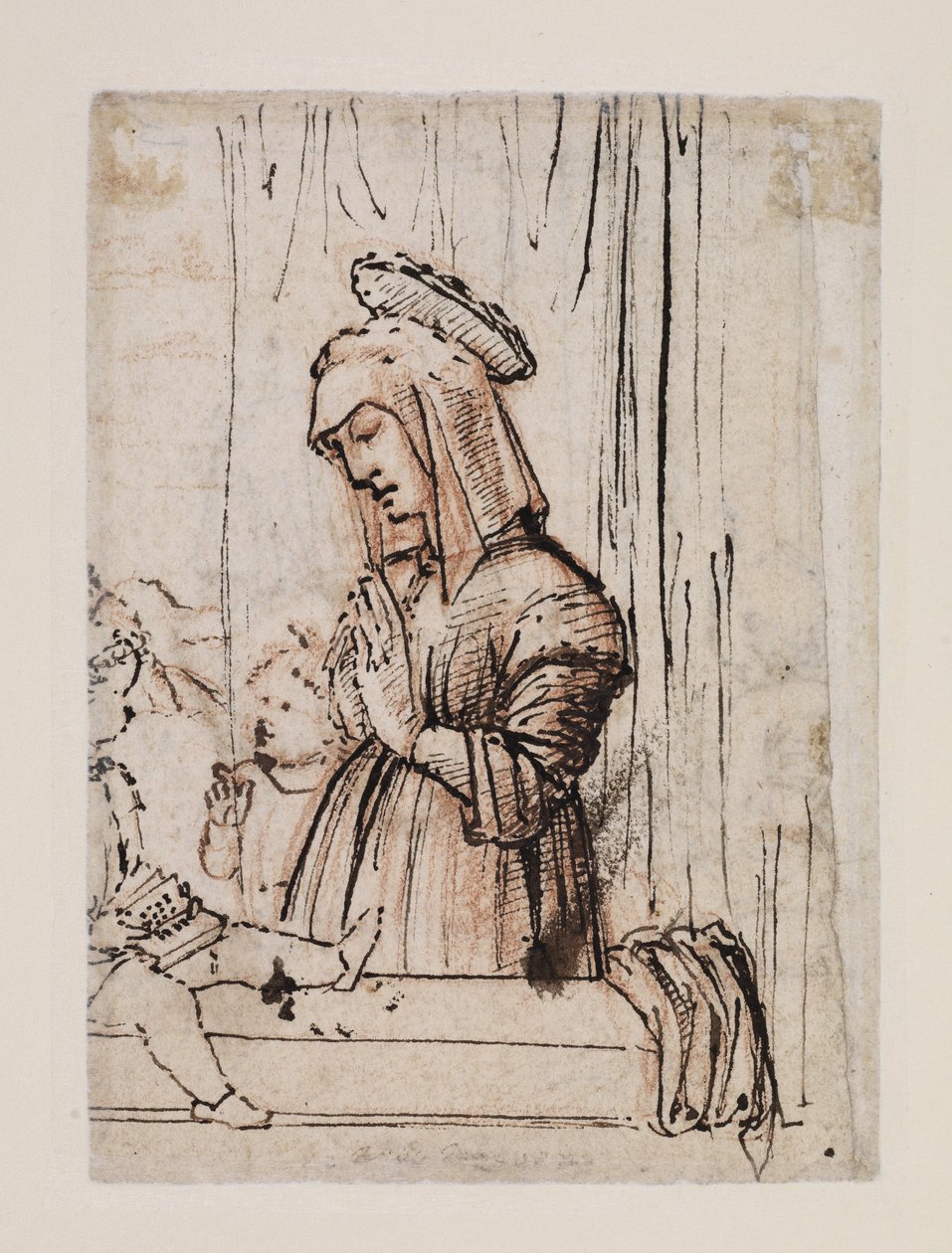 Virgen adorando al Niño Jesús con San Juan, finales de 1480 - principios de 1490 de Vittore Carpaccio