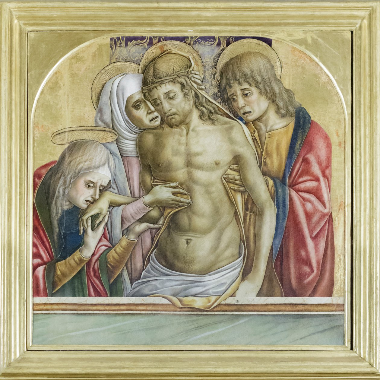 Piedad, capilla de la familia Ricci (óleo sobre lienzo) de Vittore Crivelli