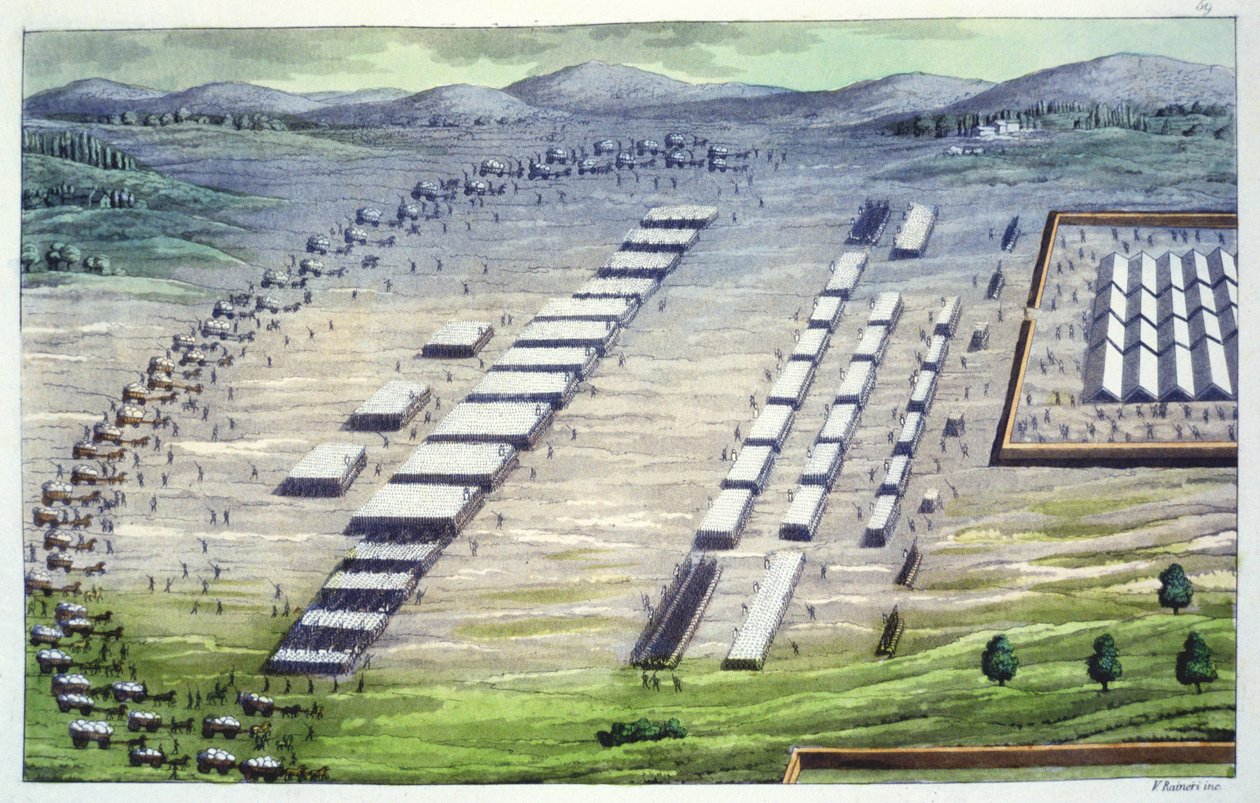 Campamento romano en la Germania celta, descrito por Tácito, de 
