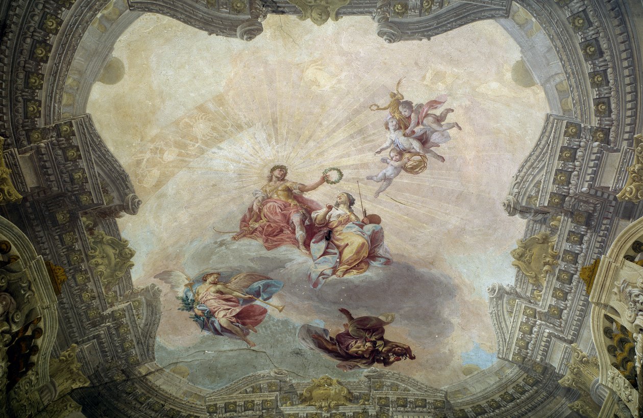 Apolo coronando de Vittorio Maria Bigari