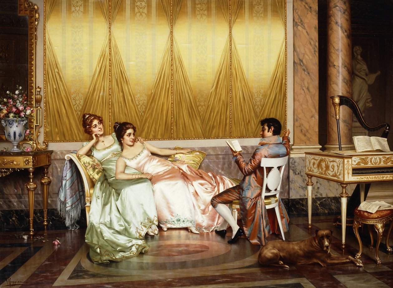 La lectura de poesía de Vittorio Reggianini