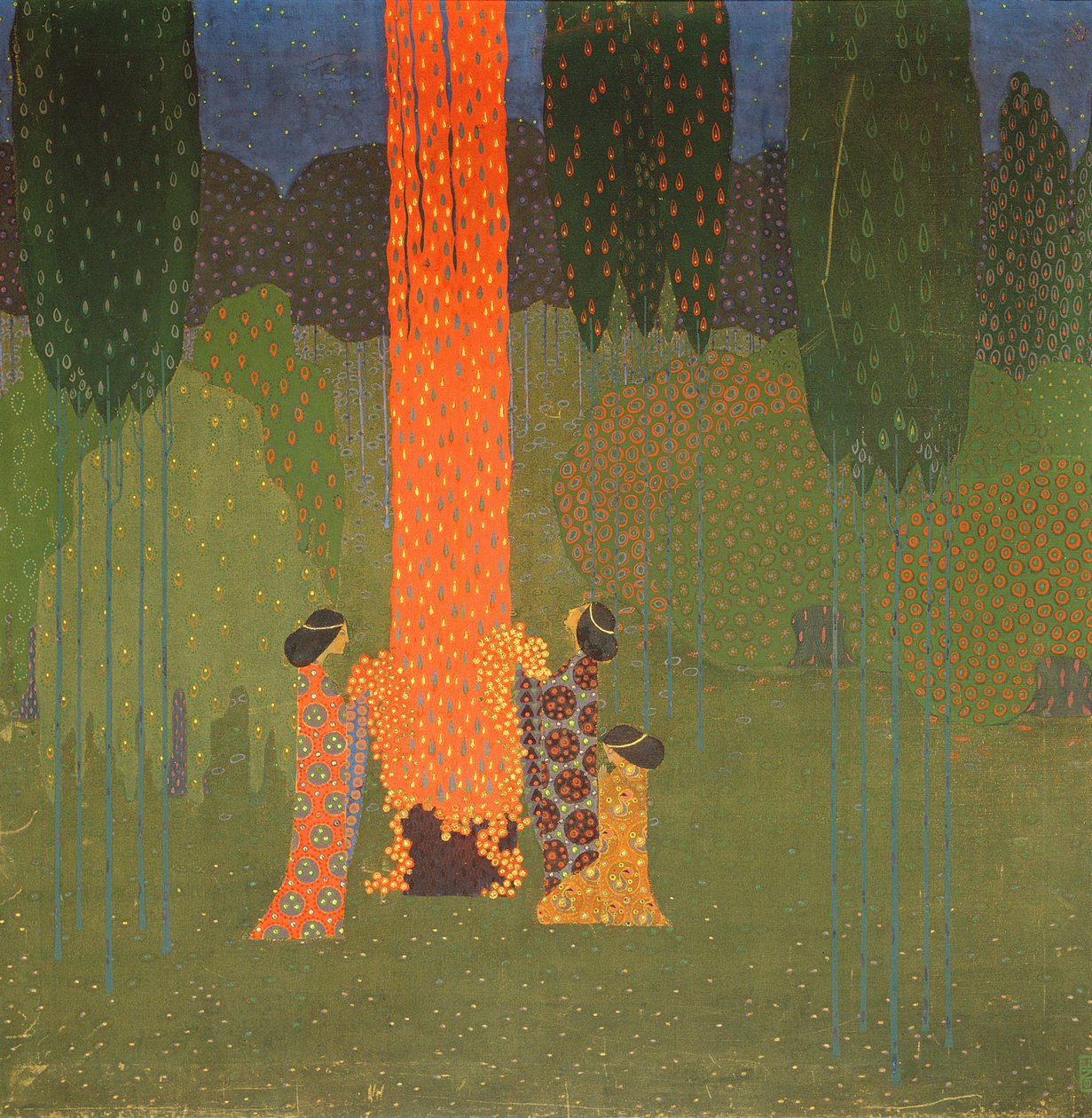 Reunión mística de Vittorio Zecchin