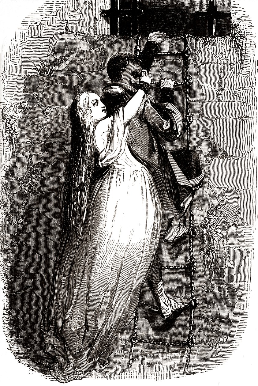 La huida de Milady de Winter de Vivant (after) Beauce