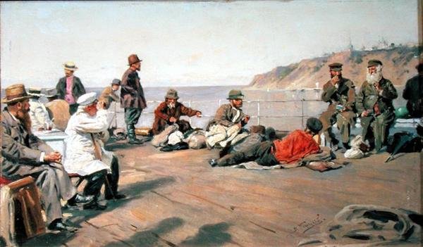 En cubierta de Vladimir Egorovic Makovsky