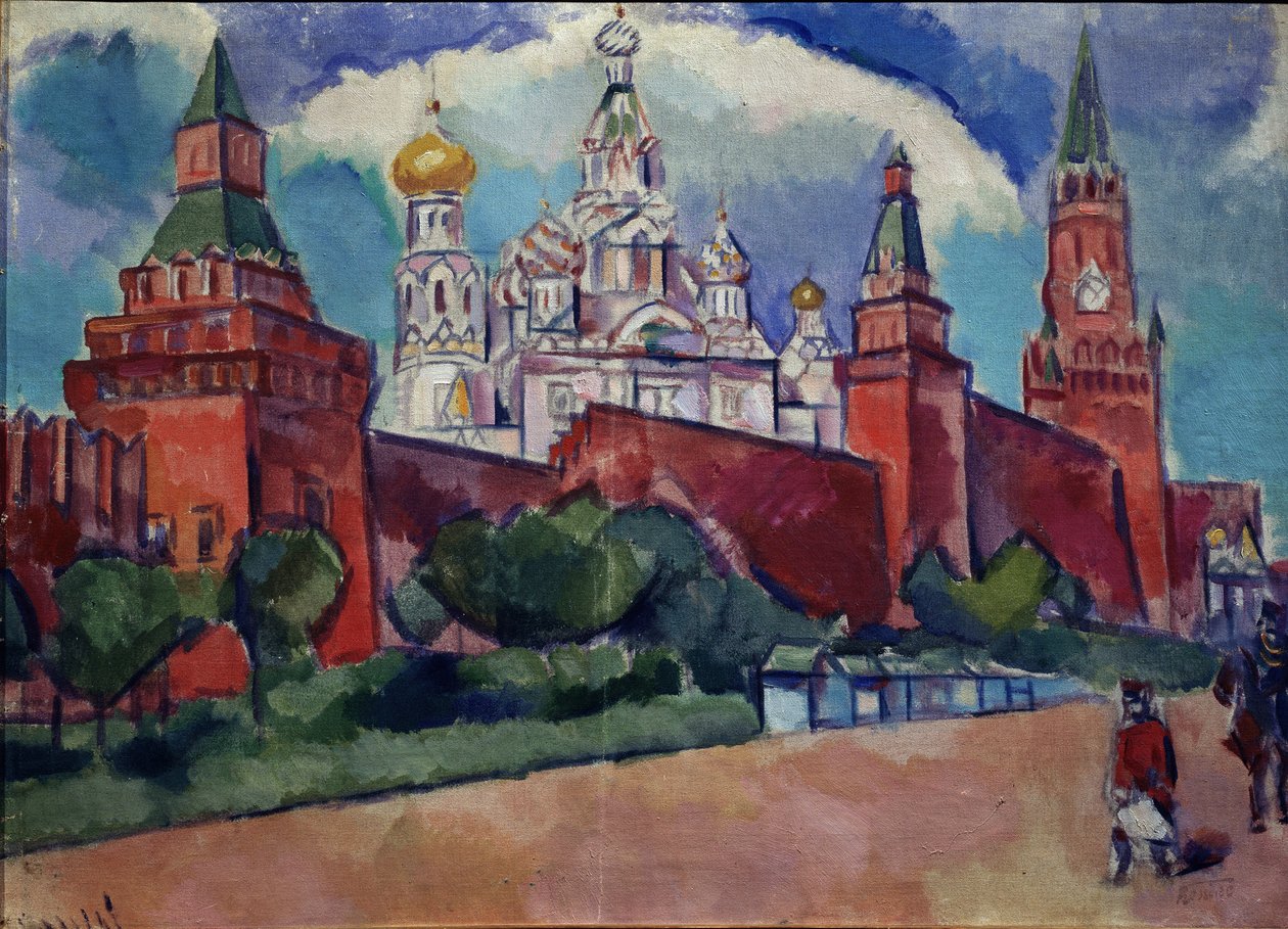 La Plaza Roja en Moscú, 1910s de Daniel Vladimir Baranoff Rossine