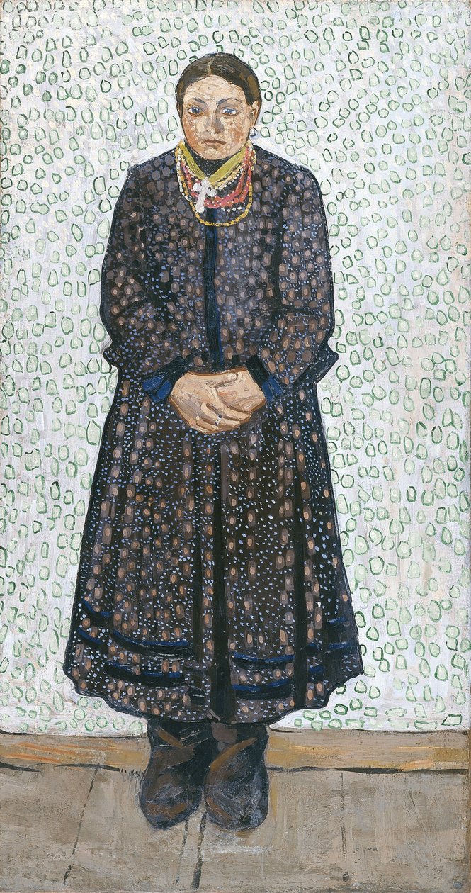 Campesina ucraniana, 1910-1911 de Vladimir Davidovich Burliuk