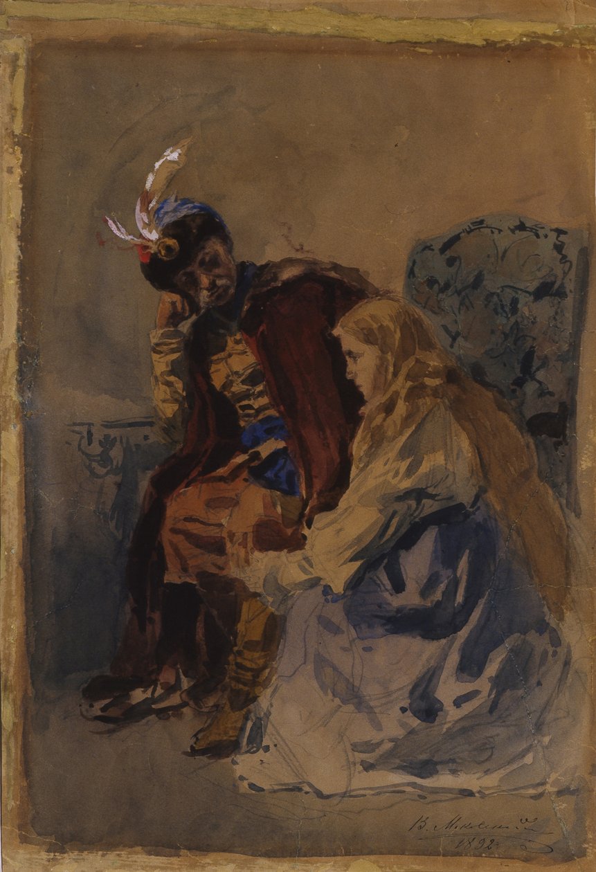 Mazepa con María de Vladimir Egorovic Makovsky