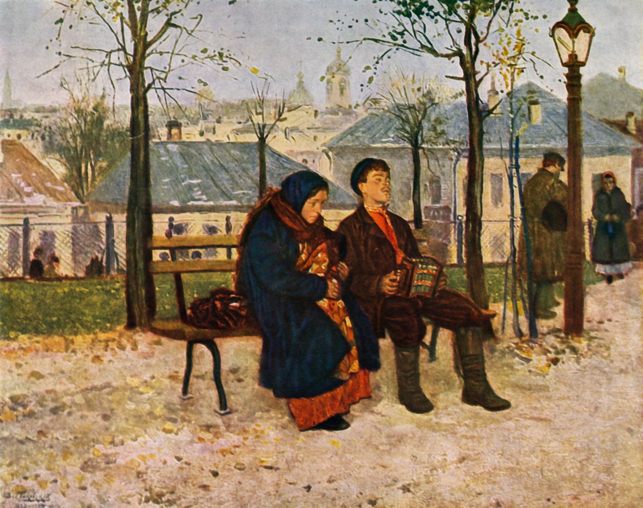 En el bulevar de Vladimir Egorovic Makovsky