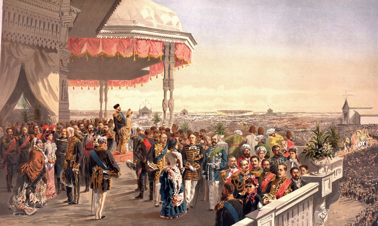 Fiestas públicas tras la coronación del emperador Alejandro III en el Campo de Khodynka (del Álbum de Coronación) de Vladimir Egorovic Makovsky