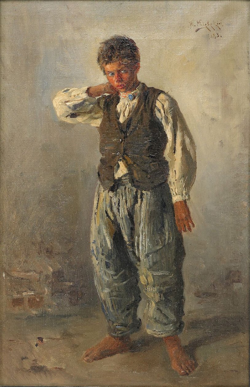 El joven pilluelo, 1883 de Vladimir Egorovic Makovsky