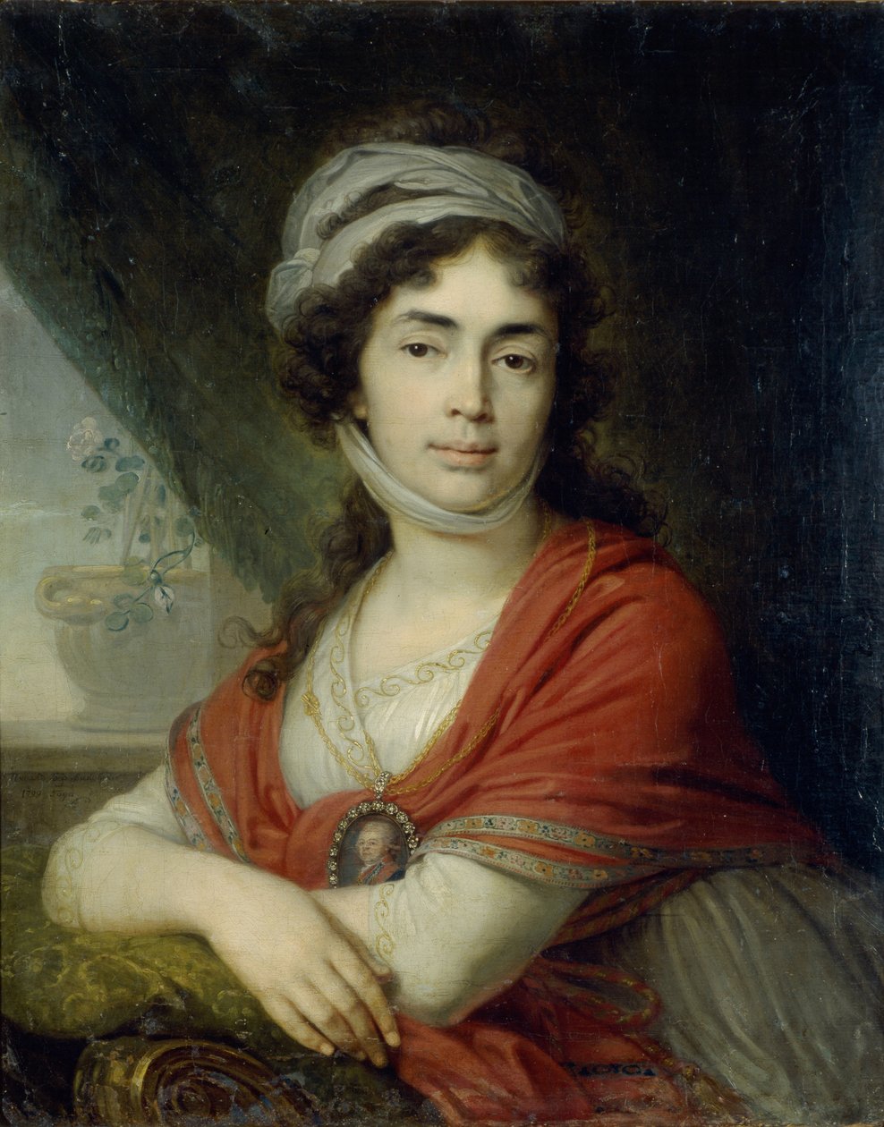 Retrato de María Marfa Dmitrievna Dunina, de soltera Norova, 1799 de Vladimir Lukich Borovikovsky