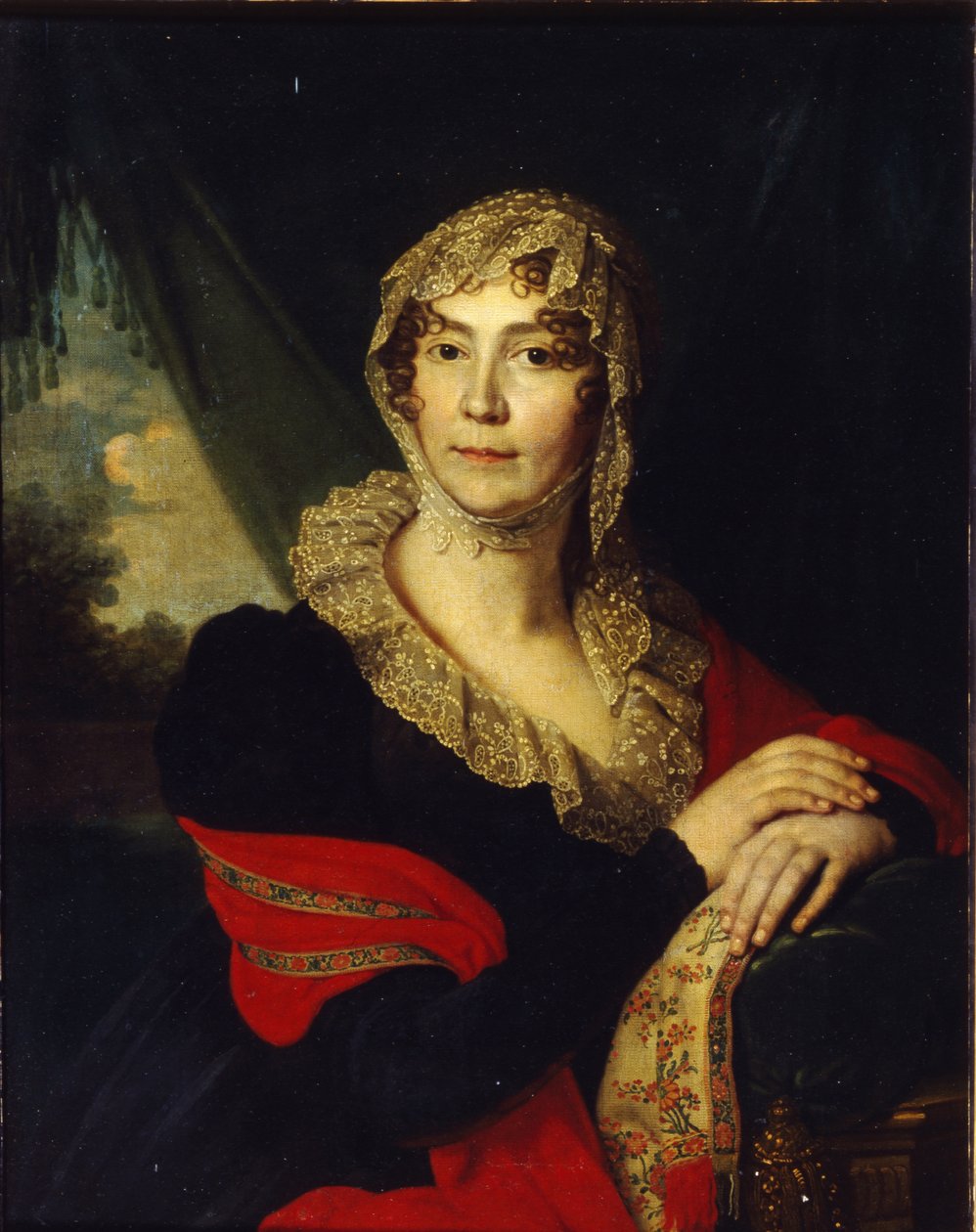 Retrato de la Princesa Natalia Alexandrovna von Buxhoeveden 1758-1808, nacida Alexeyeva, 1790s de Vladimir Lukich Borovikovsky