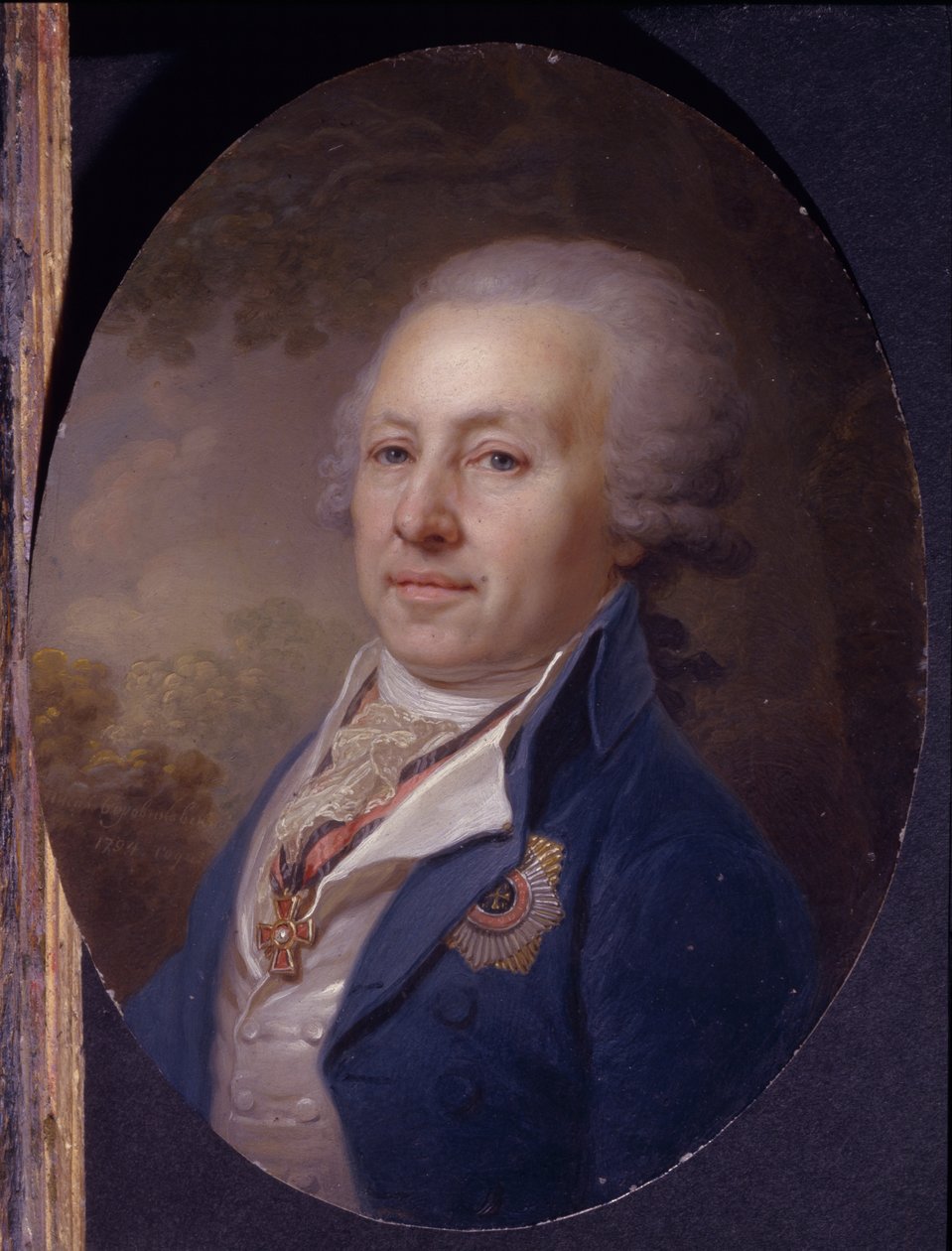 Retrato del barón Alexei Ivanovich Vasilyev 1742-1807, 1794 de Vladimir Lukich Borovikovsky