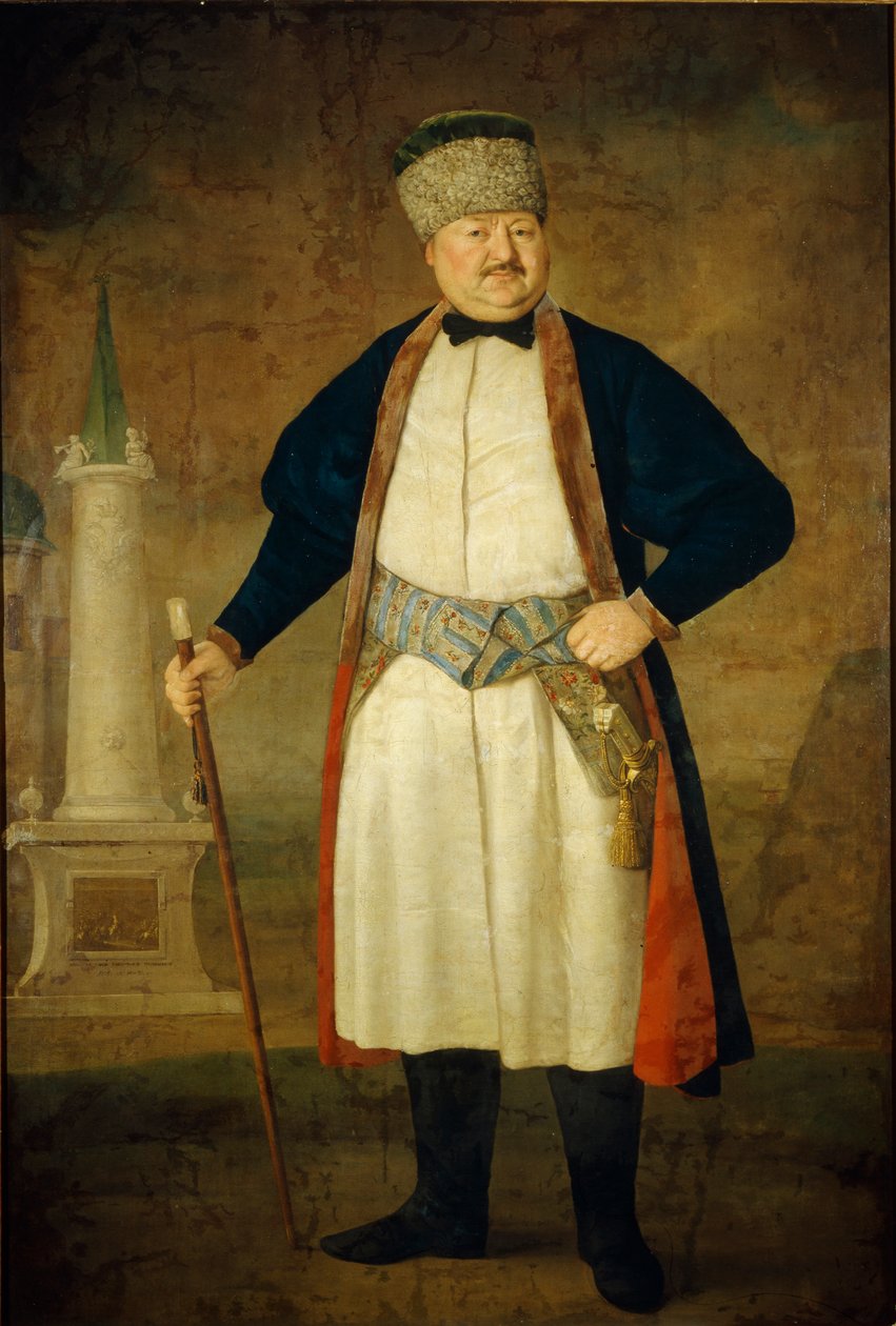 Retrato de Pavel Yakovlevich Rudenko de Vladimir Lukich Borovikovsky
