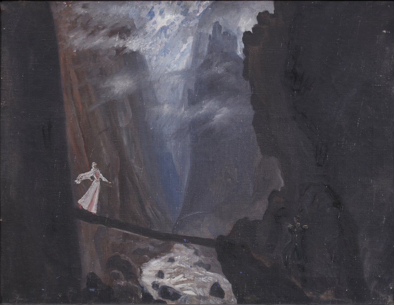 Diseño de escenario para la ópera Béla de A. Alexandrov de Vladimir Vladimirovich Dmitriyev