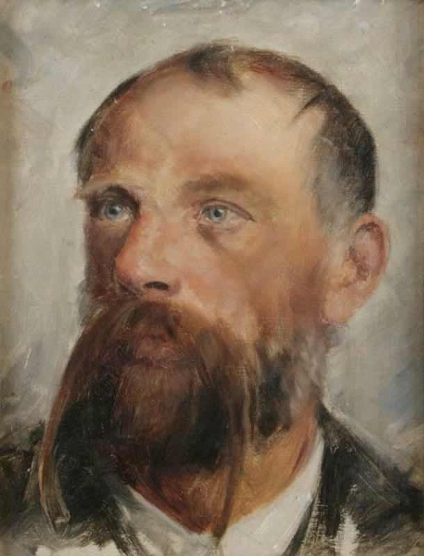 Retrato del poeta Jaroslav Vrchlicky de Vojtech Hynais